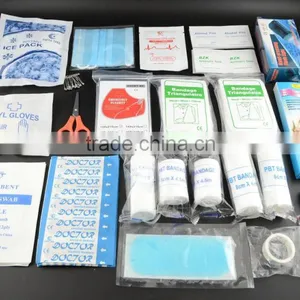 Emergency First Aid Travel Kit in Red Cross Bag for Outdoor Treatment thumbnail-4