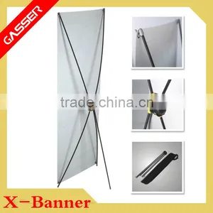 Indoor Advertising Display Folded Elastic Plastic Pole Korean Style X Banner thumbnail-4
