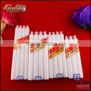China Factory Wholesaler of Shrink Package Taper White Candle House Lighting thumbnail-1