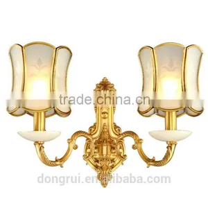 Europe Royal Style Classical Full Copper Baccarat Luxury Decorative Light Hotel Chandelier For High Ceiling 5 Heads 158-5H thumbnail-2