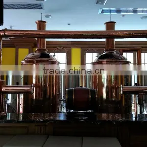 Red Copper Beer Brewing Kettle , Mash Tun , Whirlpool Tank for Sale thumbnail-2