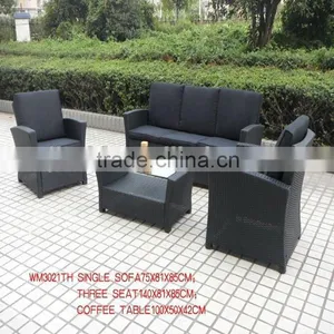 Rattan Sofa 3 Seater thumbnail-1
