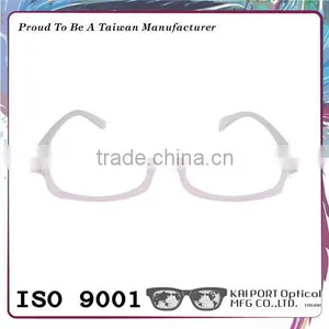 Translucent Color and Rhinestones Decoration Eyeglasses Frames thumbnail-1