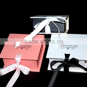 Gift Box With Ribbon/bow Tie Gift Packaging Paper Box/custom Bow Tie Box thumbnail-6