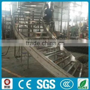 Stainless Steel Curved Staircase for Interior Decoration thumbnail-3