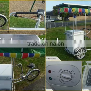 2015 Newest Style Solar Ice Cream Tricycle, Solar Mini Freezer, Solar Refrigerator,moveable Freezer Tricycle Quality Choice thumbnail-1