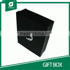 HIGH END SPOT UV VARNISHED CARDBOARD BLACK GIFT BOX thumbnail-4