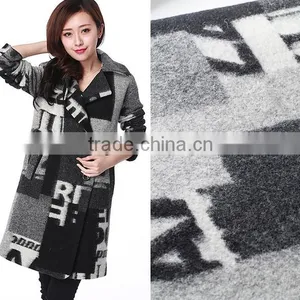 China to Produce Heavy Jacquard Wool Fabric Women's Coat Wool Fabric Supplier's Choice thumbnail-1