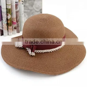 Promotion With Custom Printed Logo Good Quality Custom Made Panama Straw Hats thumbnail-3