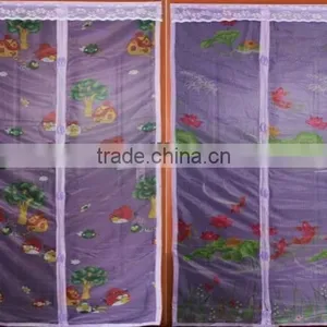 Rhombus Mesh Cartoon Printed Mosquito Net Fabric thumbnail-1