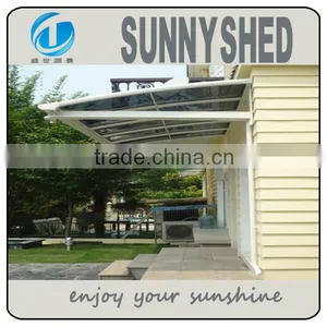 Door Canopy With Aluminum Frame and Poly Roof thumbnail-6