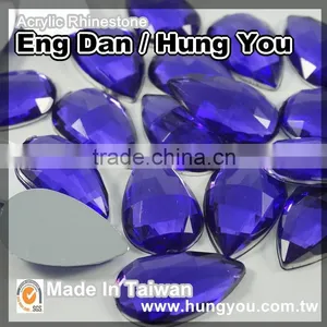 Top Quality TearDrop Shaped AB Crystal Flat Back Rhinestones thumbnail-5