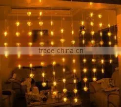 LED Curtain Light Christmas Love Heart Decoration Light for Holiday Festival Decoration/outdoor Christmas Lights thumbnail-1