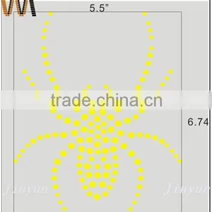 Wholesales and Customized Spider Hot Fix Stone Motifs Design Sticker thumbnail-4