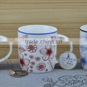 11OZ Colorful Kaleidoscope Full Decal Print Coffee Cups, Shiny Surface Porcelain Mug, KL5004-A414 thumbnail-3