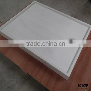 Acrylic Stone Bathtub Shower Tray, Artificial Marble Shower Base thumbnail-2