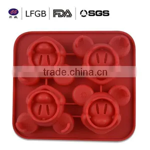 100% Factory Price Professional Micky Mouse Shape Silicone Cake Mould thumbnail-1