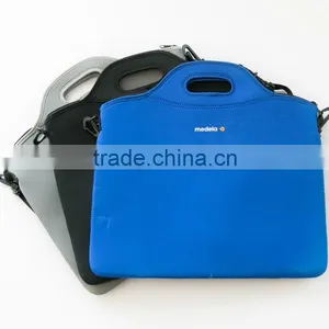 Blue Neoprene Tablet Cover With Hander And Shoulder thumbnail-1