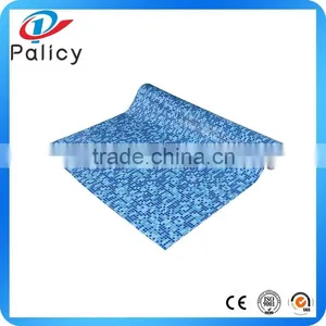 Custom Waterproof Reinforced Plastic 1.5mm Blue Vinyl Swimming Pvc Pool Liner thumbnail-1