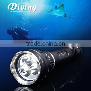 HI-MAX X 7 3000 Lumen Most Powerful U2 Long Distance Scuba Led Diving Torch Spot FlashLight Most Popular Supplier&# thumbnail-1