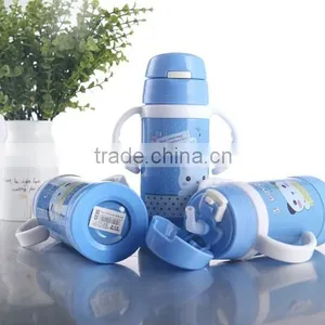 Cartoon Double Handle Vacuum Cup With Three Volume thumbnail-3