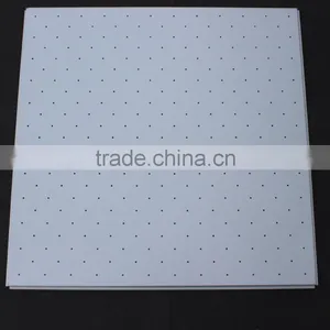 Round Diagonal Perforations Suspended Metal Ceiling Aluminum False Ceiling thumbnail-1