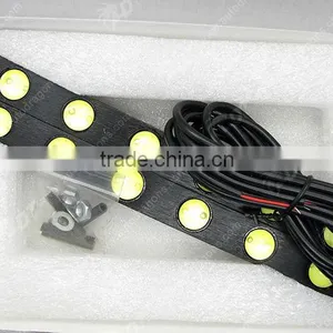 2 x Super White 6LED Car Daytime Running Light DRL Daylight Kit 12V DC Head Lamp thumbnail-3