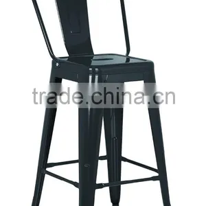 Metal High Back Bar Chair thumbnail-1