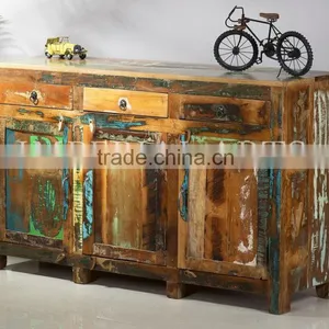 INDIAN FURNITURE RECYCLE WOOD SIDE BOARD, FOR DINING ROOM thumbnail-1
