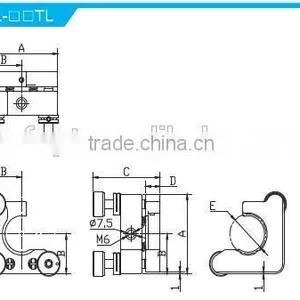 MSCL-3TL/Height of Center Height 50mm/high Precision Kinematic C Type Mounts With 2 Adjusters With Lock/kinematic Mount thumbnail-2