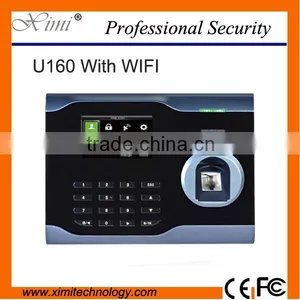 U160 Biometric Fingerprint Reader Time Atendance Wifi System ZK High Quality Optical Fingerprint Sensor Card Time Mqachine thumbnail-1