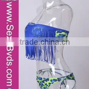 Wholesale Women Halterneck Swimwear Micro Rhinestone Bikini Connector thumbnail-5