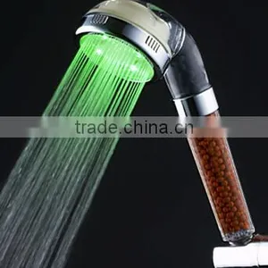 Temperature Seven Color Changing Control LED Hand Shower Head thumbnail-5