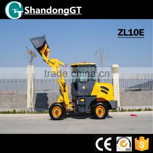 Mini Loader ZL10E 1T Backhoe Wheel Loader thumbnail-1