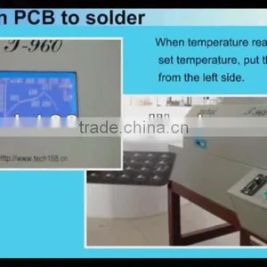 LED Reflow Soldering,Puhui Infrared Reflow Oven T-960 for LED Soldering, Air Wave Oven,quartz Infrared Heating Element, thumbnail-3
