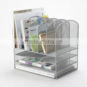 Metal Wire Office Desk Organizer thumbnail-1