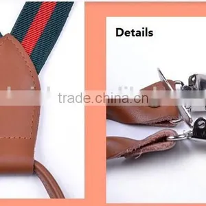 High Quality Genunine Leather Fittings Kids Suspender Clips thumbnail-5