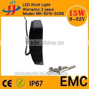 China Manufacturer 1100LM Epistar Led Fog Light 15W 5 Inch 12v Car Led Work Light thumbnail-3