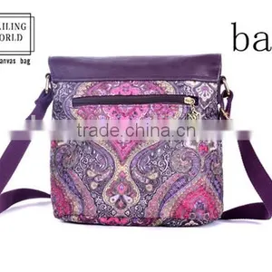High Quality Colorful Ladies Nylon Messenger Bag thumbnail-2