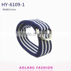 Double D-Ring Buckle Canvas Belt/Webbing Belt/Fabric Belt thumbnail-2