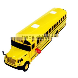 Mini Metal School Bus Model thumbnail-1