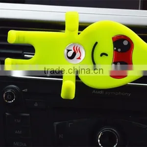 No Charger Desktop Phone Stand Compatible Brand Cartoon Face Multi-functuional Car Holder thumbnail-6