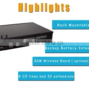 Wireless GSM CDMA PBX Sysytem With Billing Software TP832-832 thumbnail-3