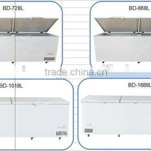 100-1700L Chest Freezer Double Door Chest Freezer Horizontal Freezer thumbnail-3