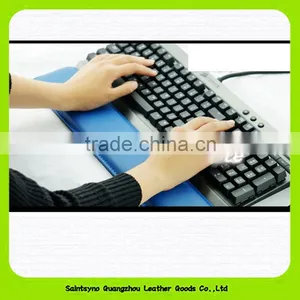 15014 Promotional Ergonomic Comfortable Soft Leather Mouse Pad Wrist Rest Support thumbnail-6