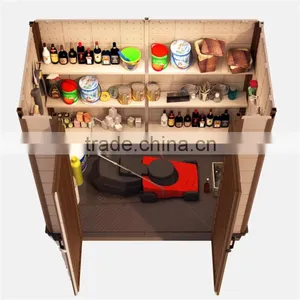 Hot Sale Resin HDPE Plastic Garden Storage Shed Tiny House thumbnail-4