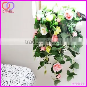 Artificial Rose Vines White thumbnail-2