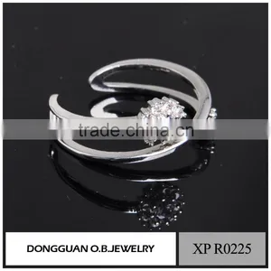 Hot Sale Handmade Engagement CZ Ring 925 Silver With Rhodium Plated Jewelry Wholesale thumbnail-3