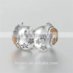 Wholesale Gemstone 925 Sterling Silver Slide Charms thumbnail-5