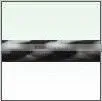 Black and White Polyester Woven Braided Rope thumbnail-1